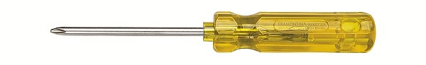 Chave de Fenda Tramontina MASTER com Ponta Cruzada 1/4x4" em Aço Cromo Vanádio