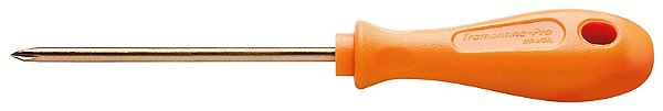 Chave de Fenda Ponta Cruzada em Cobre-berilio 6x150 mm (1/4x6") Tramontina PRO