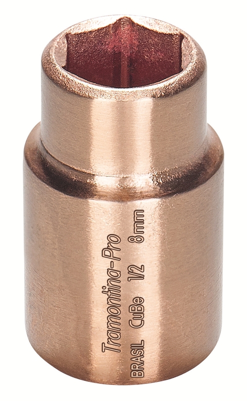 Soquete Sextavado em Cobre-berílio 12 mm - Encaixe 1/2" Tramontina PRO
