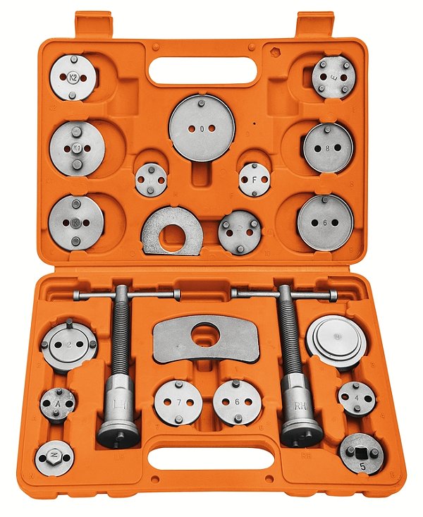 Kit de Ferramentas para Retornar Êmbolos da Pinça de Freio - 22 Peças Tramontina PRO