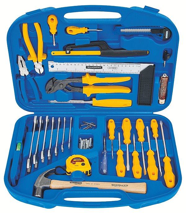 Kit de Ferramentas Tramontina com Maleta 52 peças