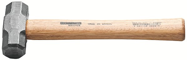 Marreta Oitavada 1500 g Tramontina MASTER Basic com Cabo de Madeira