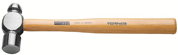 Martelo de Bola com Cabo de Madeira 500 g Tramontina PRO