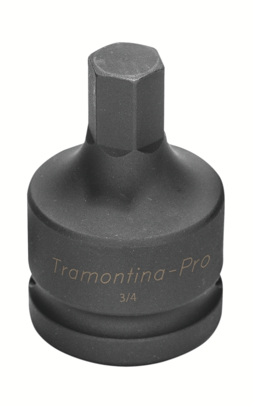 Soquete de Impacto Ponta Hexagopnal em Aço Cromo Molibdênio 11 mm - Encaixe 3/4'' Tramontina PRO
