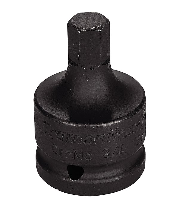 Soquete de Impacto Ponta Hexagopnal em Aço Cromo Molibdênio 13 mm - Encaixe 3/4'' Tramontina PRO
