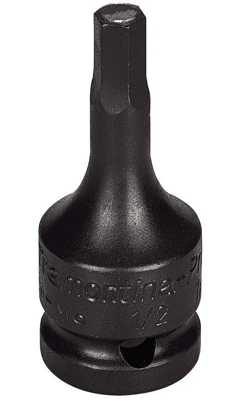 Soquete de Impacto Ponta Hexagopnal em Aço Cromo Molibdênio 8 mm - Encaixe 1/2'' Tramontina PRO