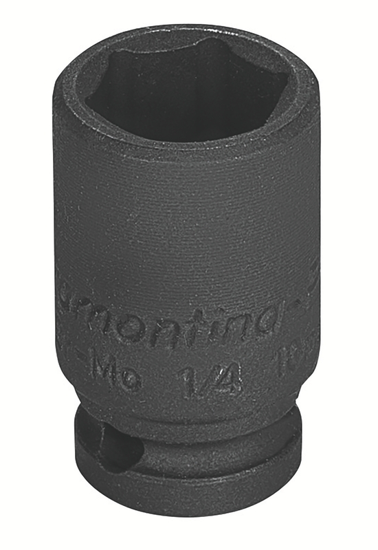 Soquete de Impacto Sextavado em Aço Cromo Molibdênio 1/2" - Encaixe 1/4" Tramontina PRO