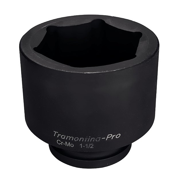 Soquete de Impacto Sextavado em Aço Cromo Molibdênio 105 mm - Encaixe 1.1/2'' Tramontina PRO