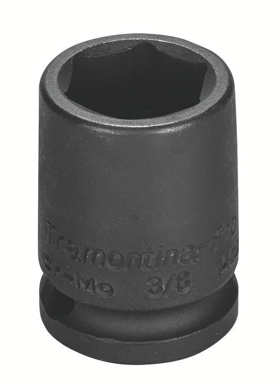 Soquete de Impacto Sextavado em Aço Cromo Molibdênio 17 mm - Encaixe 3/8'' Tramontina PRO