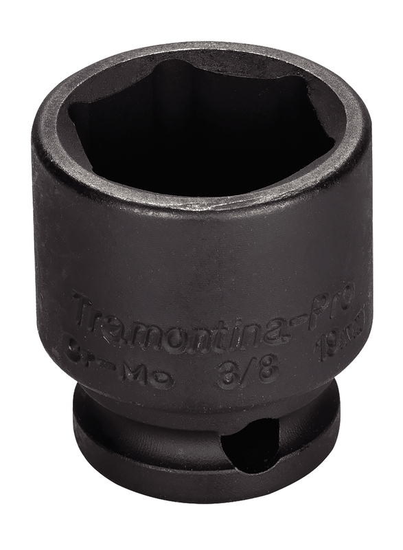 Soquete de Impacto Sextavado em Aço Cromo Molibdênio 19 mm - Encaixe 3/8'' Tramontina PRO
