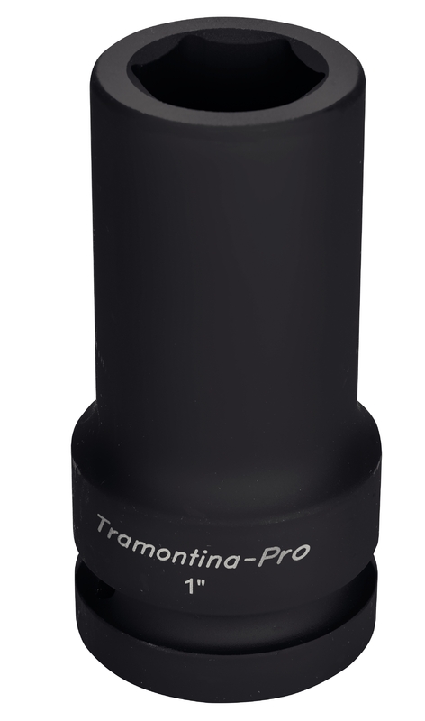 Soquete de Impacto Sextavado Longo em Aço Cromo Molibdênio 1.3/16" - Encaixe 1'' Tramontina PRO