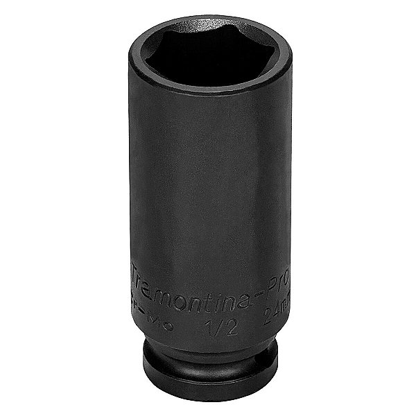 Soquete de Impacto Sextavado Longo em Aço Cromo Molibdênio 10 mm - Encaixe 1/2'' Tramontina PRO