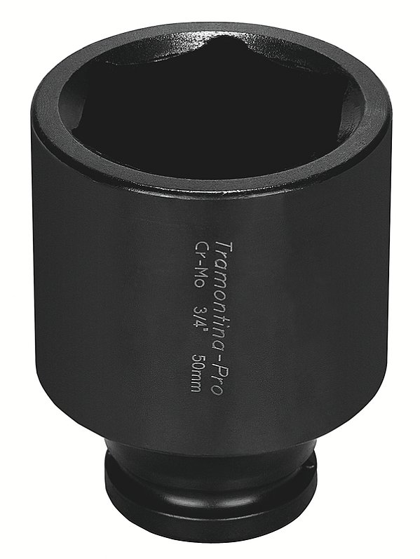 Soquete de Impacto Sextavado Longo em Aço Cromo Molibdênio 20 mm - Encaixe 3/4'' Tramontina PRO