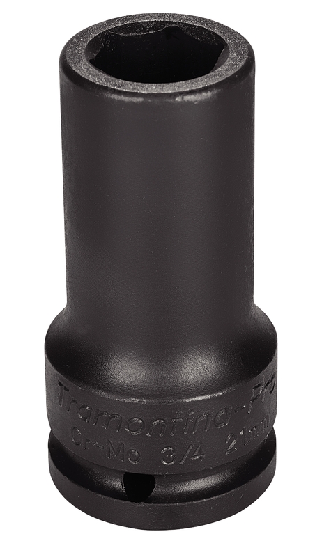 Soquete de Impacto Sextavado Longo em Aço Cromo Molibdênio 27 mm - Encaixe 3/4'' Tramontina PRO