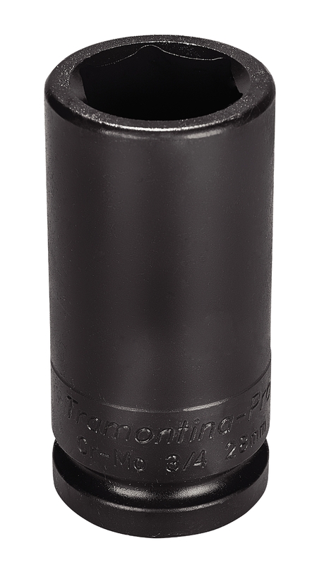 Soquete de Impacto Sextavado Longo em Aço Cromo Molibdênio 28 mm - Encaixe 3/4'' Tramontina PRO