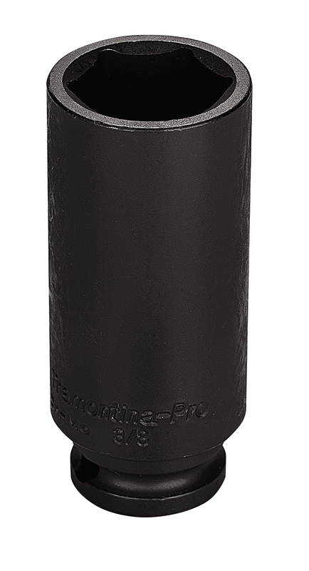 Soquete de Impacto Sextavado Longo em Aço Cromo Molibdênio 3/4'' - Encaixe 3/8'' Tramontina PRO