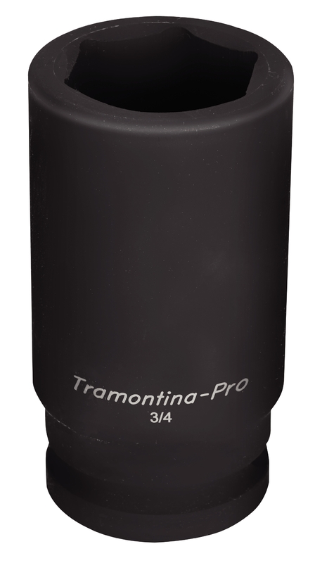 Soquete de Impacto Sextavado Longo em Aço Cromo Molibdênio 32 mm - Encaixe 3/4'' Tramontina PRO
