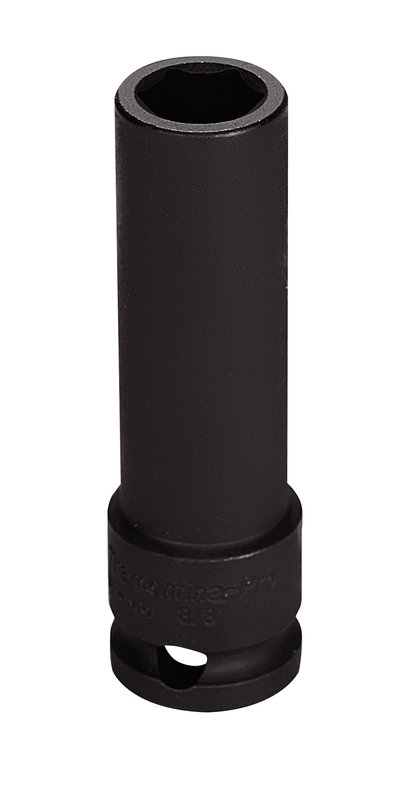 Soquete de Impacto Sextavado Longo em Aço Cromo Molibdênio 8 mm - Encaixe 3/8" Tramontina PRO