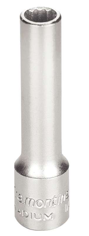 Soquete Estriado em Aço Cromo Vanádio 1/4" - Encaixe 1/4" Tramontina PRO