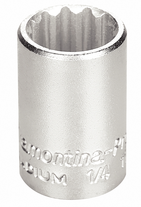 Soquete Estriado em Aço Cromo Vanádio 13 mm - Encaixe 1/4" Tramontina PRO