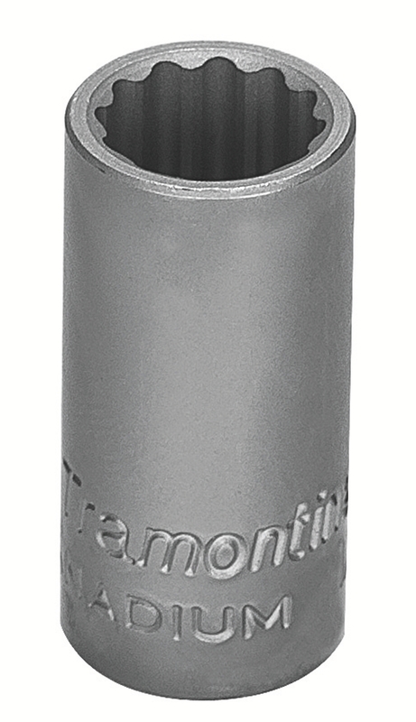 Soquete Estriado em Aço Cromo Vanádio 7 mm - Encaixe 1/4" Tramontina PRO