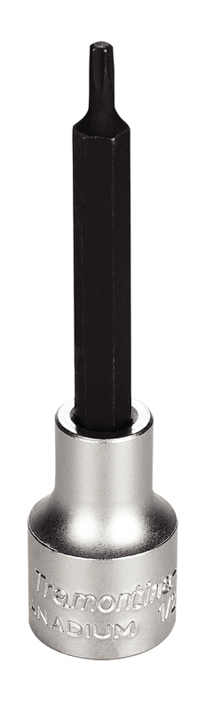 Soquete em Aço Cromo Vanádio Ponta Trafix Longa T20 - Encaixe 1/2" Tramontina PRO