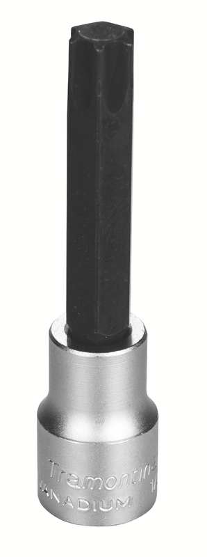 Soquete em Aço Cromo Vanádio Ponta Trafix Longa T60 - Encaixe 1/2" Tramontina PRO
