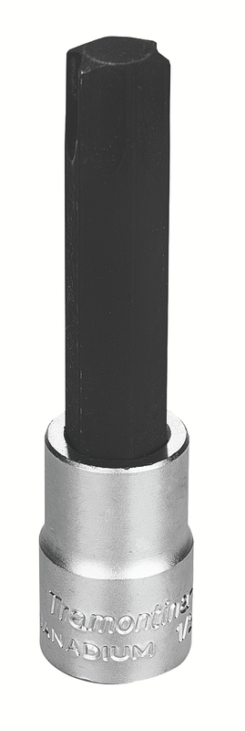 Soquete em Aço Cromo Vanádio Ponta Trafix Longa T70 - Encaixe 1/2" Tramontina PRO