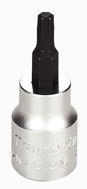 Soquete em Aço Cromo Vanádio Ponta Trafix T25 - Encaixe 3/8" Tramontina PRO