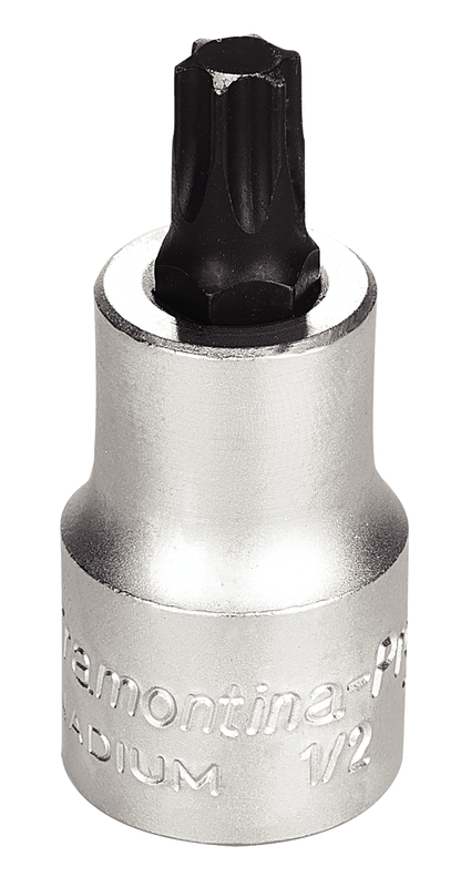 Soquete em Aço Cromo Vanádio Ponta Trafix T50 - Encaixe 1/2" Tramotina PRO - Tramontina