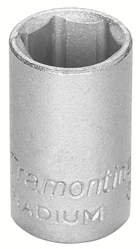 Soquete Sextavado em Aço Cromo Vanádio 1/2" - Encaixe 3/8" Tramontina PRO
