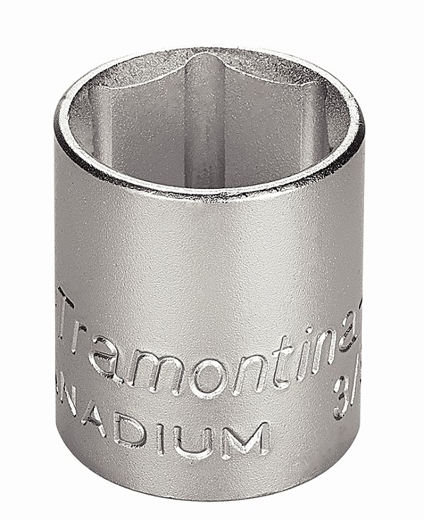 Soquete Sextavado em Aço Cromo Vanádio 16 mm - Encaixe 3/8" Tramontina PRO