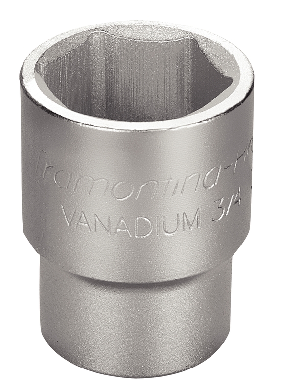 Soquete Sextavado em Aço Cromo Vanádio 32 mm - Encaixe 3/4" Tramontina PRO