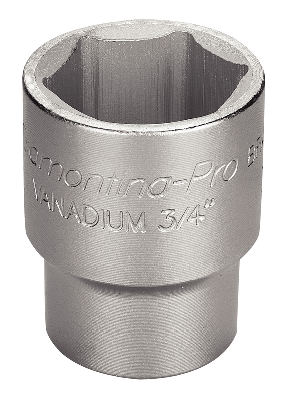 Soquete Sextavado em Aço Cromo Vanádio 36 mm - Encaixe 3/4" Tramontina PRO