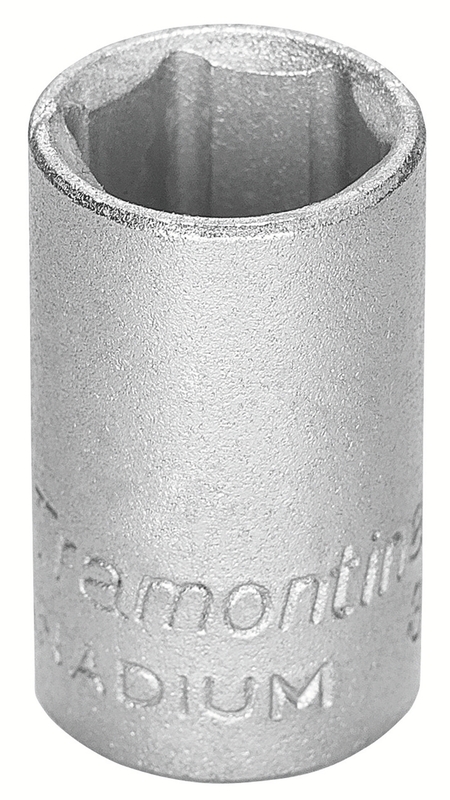 Soquete Sextavado em Aço Cromo Vanádio 7 mm - Encaixe 3/8" Tramontina PRO