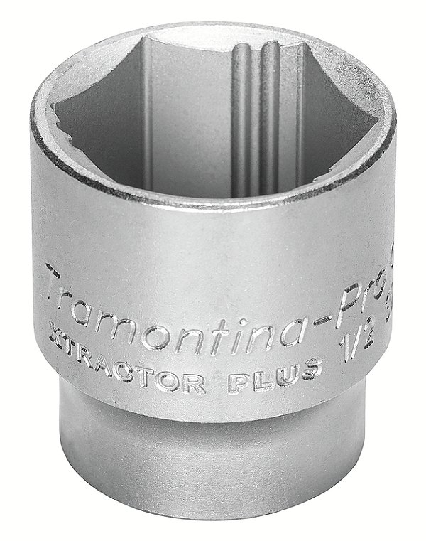 Soquete Xtractor Plus em Aço Cromo Vanádio 11 mm - Encaixe 1/2" Tramontina PRO
