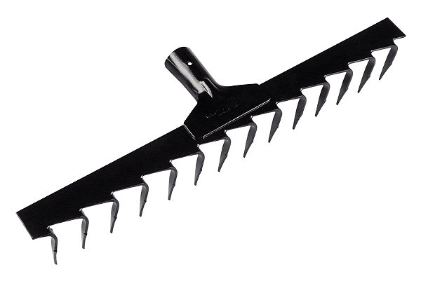 Ancinho Estampado Metálico Tramontina 14 Dentes sem Cabo