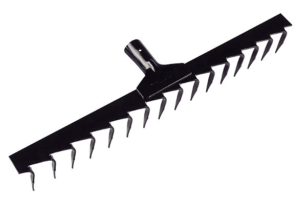 Ancinho Estampado Metálico Tramontina 16 Dentes sem Cabo