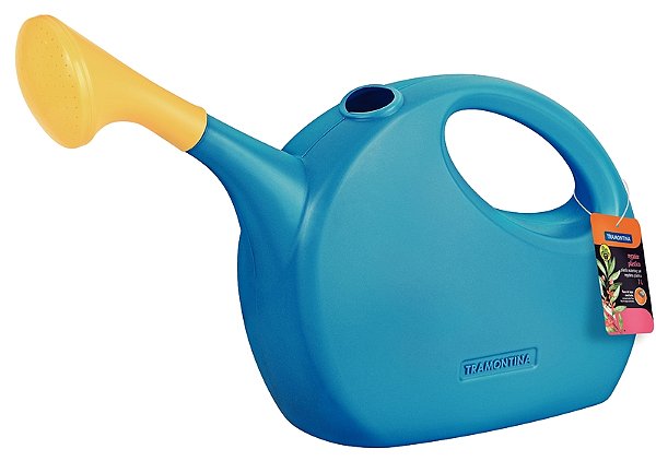 Regador para Jardim Tramontina em Plástico Azul 7 L