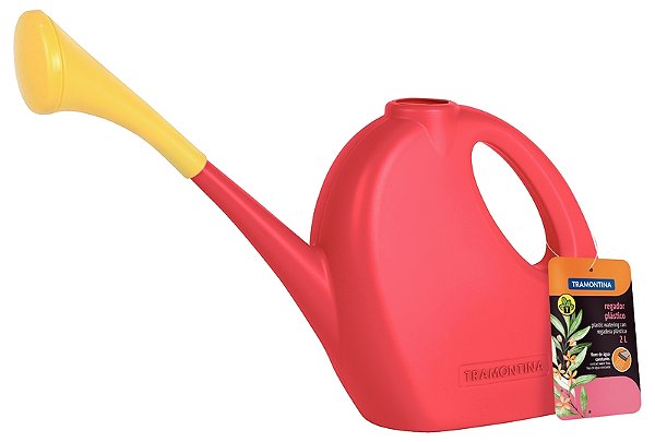 Regador para Jardim Tramontina em Plástico Rosa 2 L