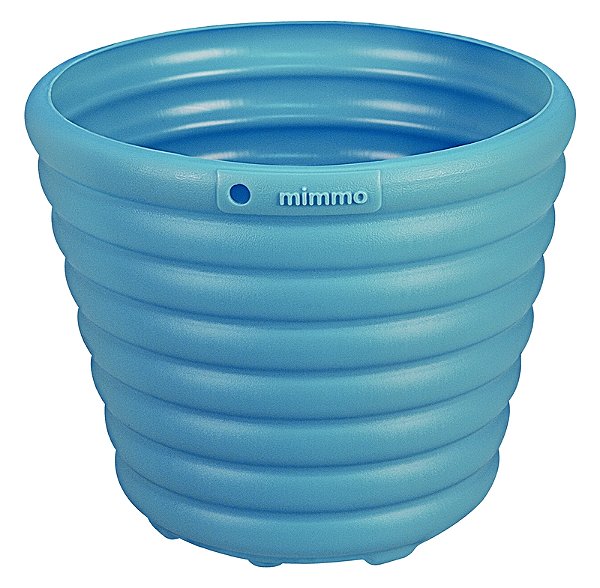 Cachepô Vaso Tramontina Mimmo em Plástico Azul 1,7 L