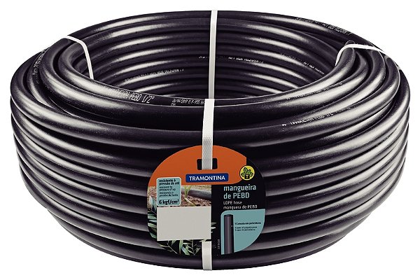 Mangueira de PEBD Tramontina 1/2" x 2 mm 1 Camada 100 m