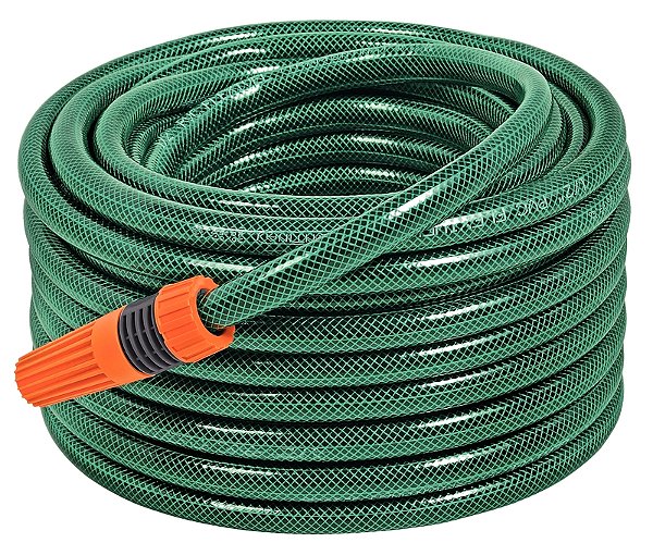 Mangueira Flex Tramontina Verde em PVC 3 Camadas 25 m com Engate Rosqueado e Esguicho