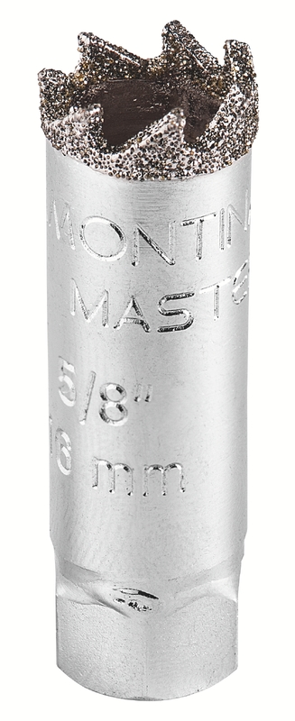 Serra Copo Diamantada 20 mm 25/32"  Tramontina com Dente de Metal Duro e Aço Especial Cromado