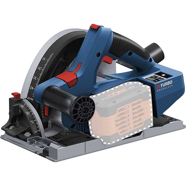Serra circular a bateria sem carregador e sem bateria 5.1/2" - 140mm GKT 18V-52 GC BOSCH