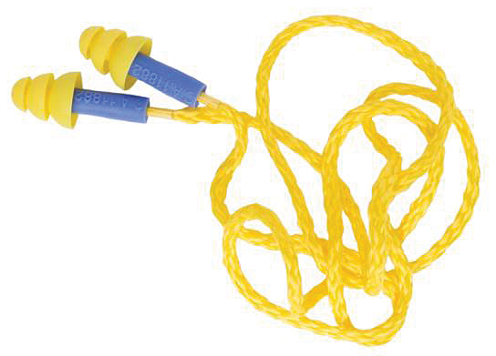 Protetor auditivo tipo plug tamanho P 17 dB de silicone com cordão em poliéster H0002311969 Milenium 3M