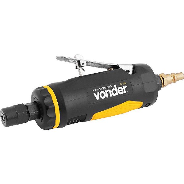 Retífica pneumática curta reta 1/4" - 6,35mm RP 140 VONDER