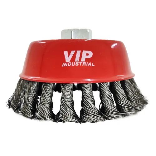 Escova de Aço Trançada 4" (100mm) Vip
