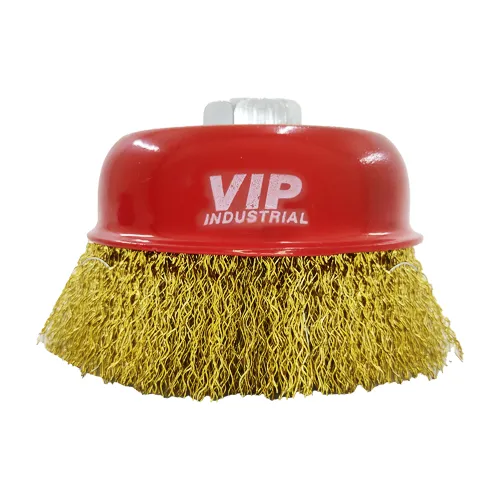 Escova de Aço Ondulada 4" (100mm) Vip