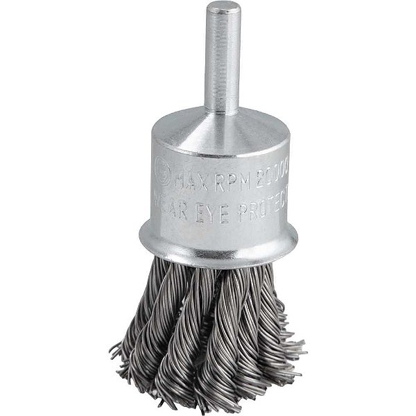 Escova de aço inox torcido tipo pincel 25mm VONDER